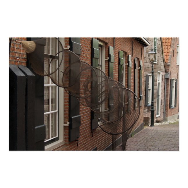 Pôster Street small town Dutch village (Frente)