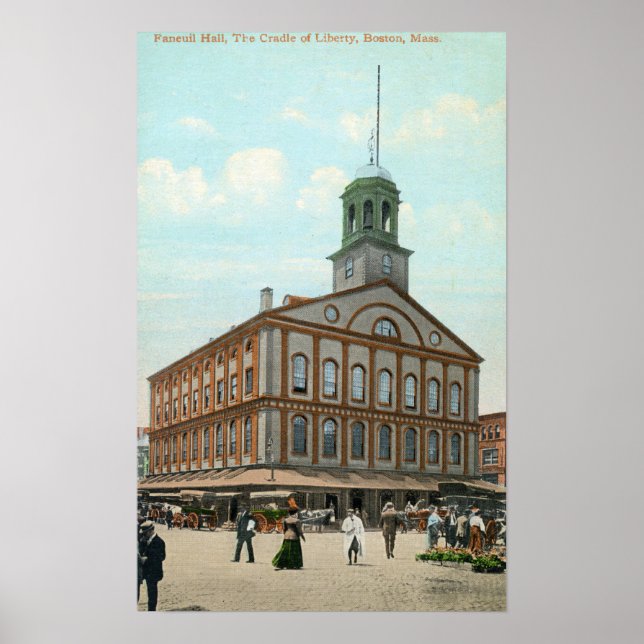 Pôster Street View do Faneuil Hall (Frente)