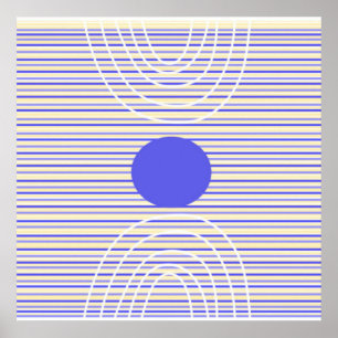 Poster stripes da abstrato moderna