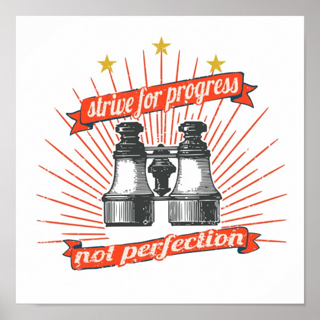 Poster Strive for Progress (Frente)