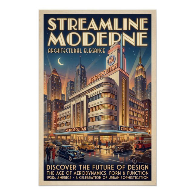 Pôster Stromlinien-Architektur  (Frente)