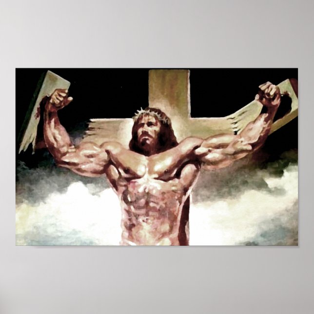 Pôster Strong Jesus (Frente)