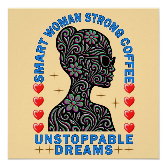 Pôster strong woman (Frente)