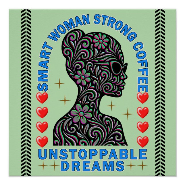 Pôster strong woman (Frente)