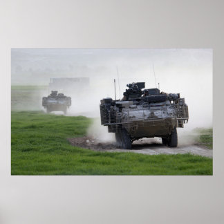 Pôster Stryker Infantry Carriers