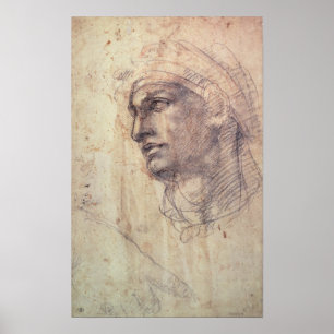 Pôster Study of a Head