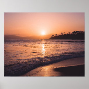 Poster Stuning Beach Sunset