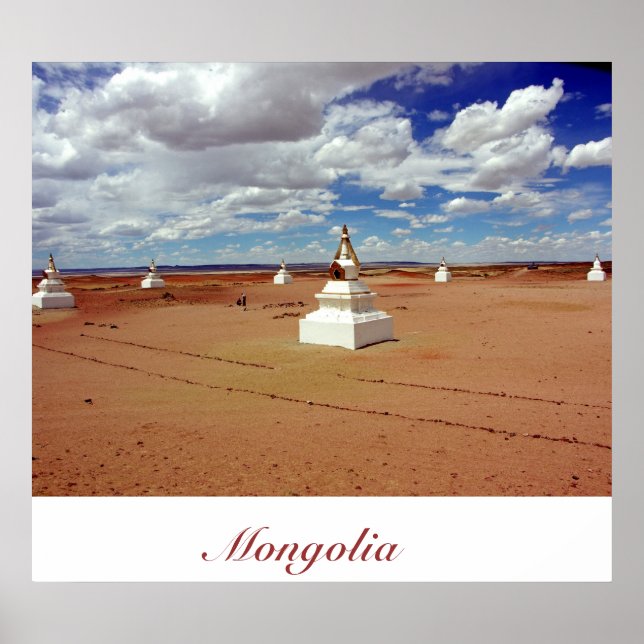 Poster Stupas Na Terra De Shambhala (Frente)