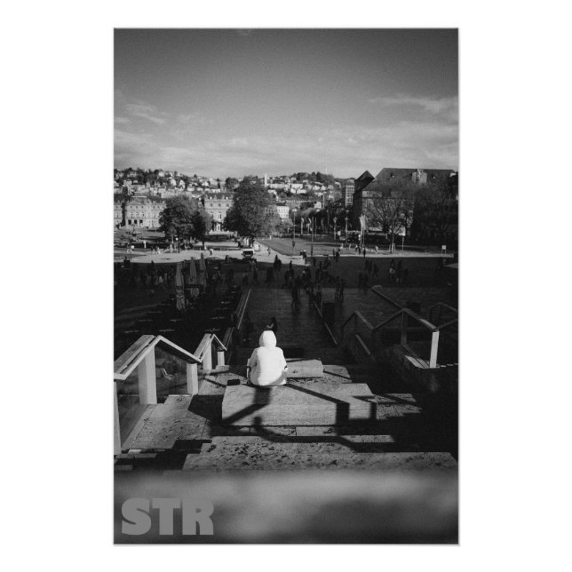 Pôster Stuttgart view (Frente)