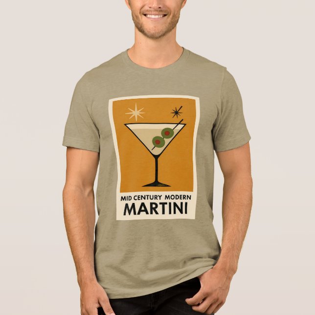 Poster Style Mid Century Modern Martini (Frente)