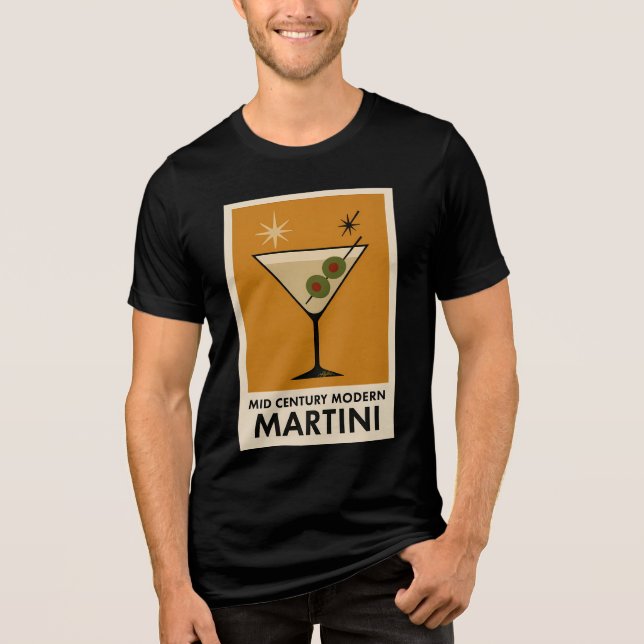 Poster Style Mid Century Modern Martini (Frente)