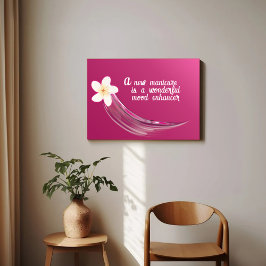 Poster Stylish Nail Flower Design