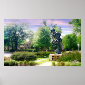 Poster Stylized Iron Mike Final on Matte Canvas