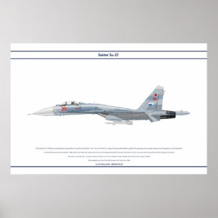 Poster Su-27 Rússia 2