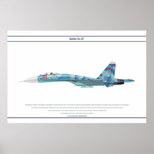 Pôster Su-27 Rússia 3