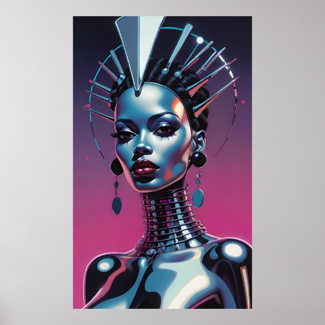 Poster Sua Beleza Era Indistinguível (Frente)