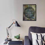 Poster Sua citação favorita, quente, texturizada Grunge<br><div class="desc">O fundo é coberto com um gráfico riscado, angustiado, vítreo, granulado, com linhas de couro velho. A peça reflete tons quentes com sotaques azuis e algumas luzes piscando. Você é bem-vindo para substituir minha obra de arte digital por sua própria, ou mesmo com uma foto que você ama! Por cima...</div>
