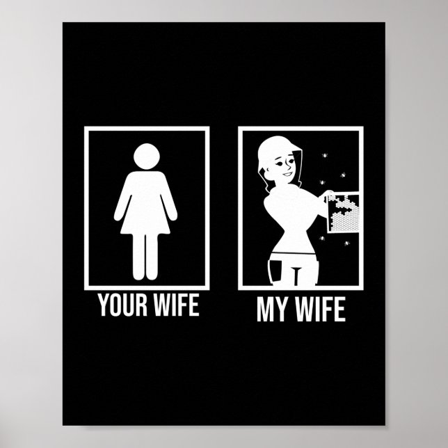 Poster Sua Esposa, Minha Esposa, Abelha De Aroma (Frente)