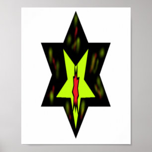 Poster Sua estrela sim você é design de elevar espírit