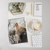 Sua Foto da Revista! Escritório de Chic Personaliz