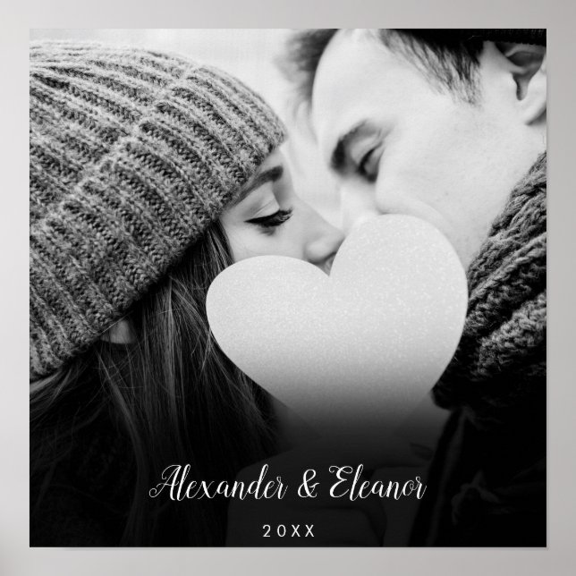 Poster Sua Foto de Casal Favorita (Frente)