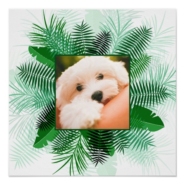 Pôster Sua foto em um poster personalizado de Quadro Folh (Frente)