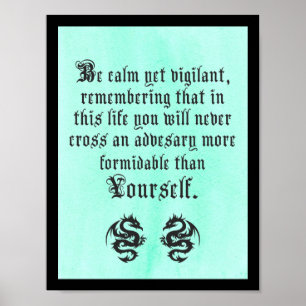 Pôster Sua grande verdade do adversário