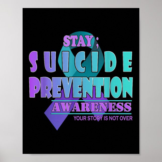 Poster Sua História Não Terminou Fique Consciente Prevenç (Frente)