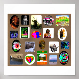 Pôster Sua Imagem Aqui JGibney O MUSEUM Zazzle Oferece