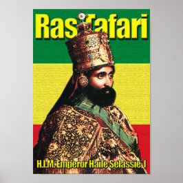 Pôster Sua Imperial Majestade Imperador Haile Selassie I