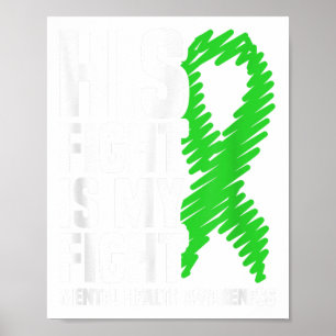 Poster Sua Luta Contra A Minha Luta Contra A Saúde Mental