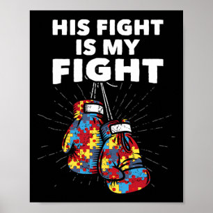 Poster Sua Luta É A Minha Luta Contra A Consciência Autis