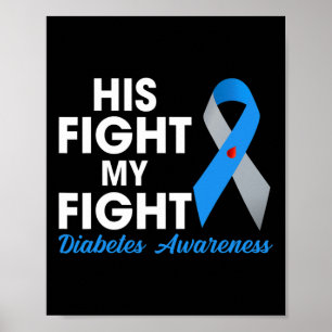 Poster Sua Luta É A Minha Luta Contra A Diabetes Do Tipo 