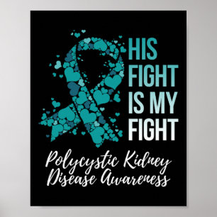 Poster Sua Luta É A Minha Luta Contra A Doença Renal Poli