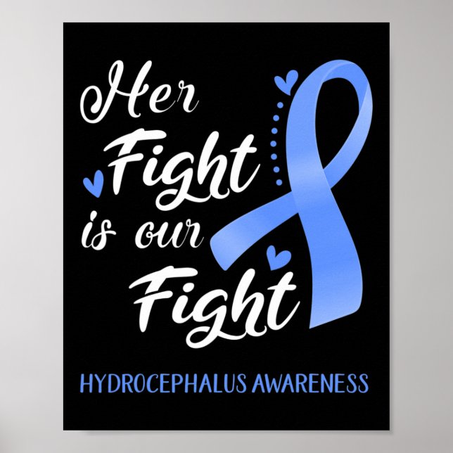 Poster Sua Luta É A Nossa Luta Contra A Hidrocefalia. (Frente)