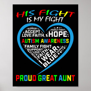 Poster Sua Luta É Minha Luta Contra A Consciência Autista