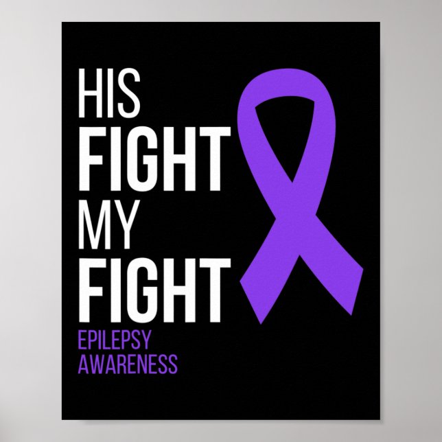 Poster Sua Luta É Minha Luta Contra A Consciência Epileps (Frente)