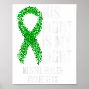 Poster Sua Luta É Minha Luta Contra A Consciência Mental