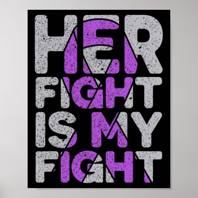 Poster Sua Luta é Minha Luta Contra a Epilepsia Sensibili (Frente)