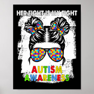 Poster Sua Luta É Minha Luta Contra O Autismo Sensibiliza