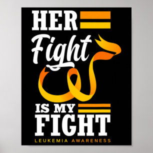 Poster Sua Luta É Minha Luta Mãe Filha Da Esposa Leuemia 