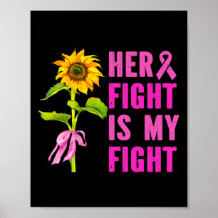 Poster Sua Luta É Minha Luta Pela Consciência Do Cancer D