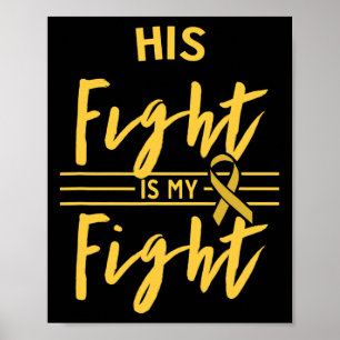 Poster Sua Luta é Minha Luta Pela Consciência do Cancer I