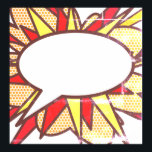 Poster Sua Mensagem Diversão De Bolhas Retrorna Livro De<br><div class="desc">Vazio esquerdo para sua própria mensagem especial. Escreva à mão ou use uma das fontes Zazzle do excelente para adicionar sua mensagem ou nome ou o nome de um ente querido para criar um presente exclusivo. Um design inspirado na arte, divertido, legal e moderno dos quadrinhos, que coloca o wham,...</div>