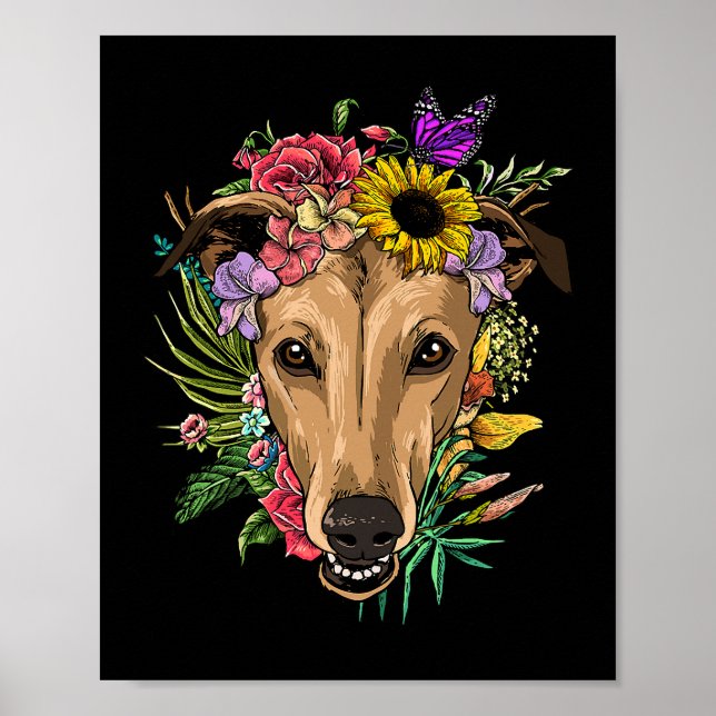 Poster Sua queda de Yall Poodle Cute Autumn Fall Folaves (Frente)