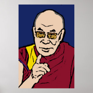 Pôster Sua Santidade o Dalai Lama