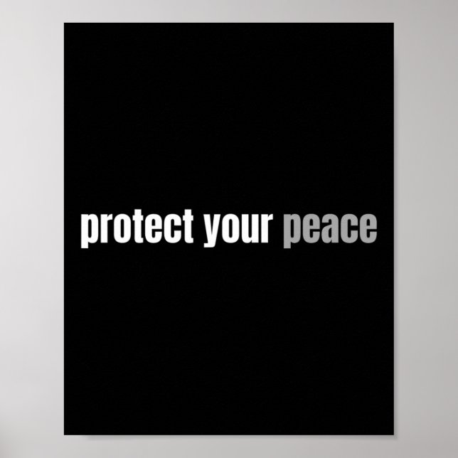 Poster Sua Tranquilidade Tranquila Relaxa Saúde Mental (Frente)