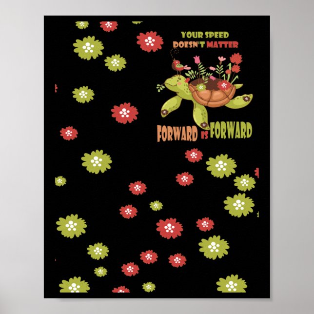 Poster Sua velocidade não avança é para a frente (Frente)