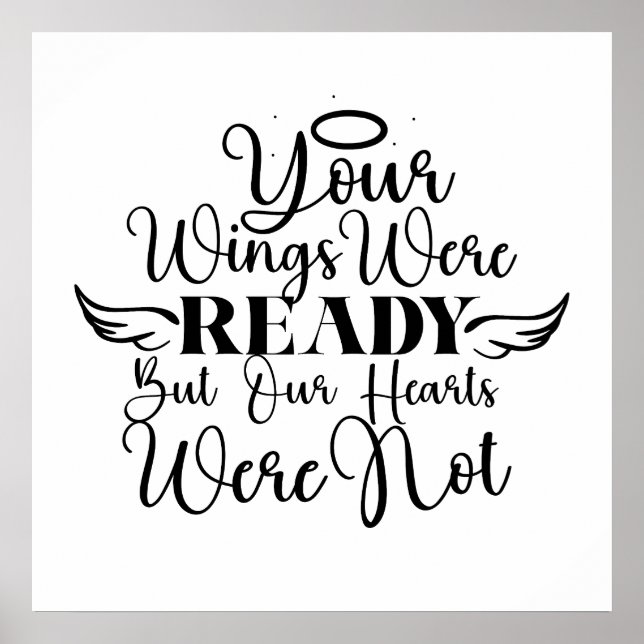 Poster Suas Asas Estavam Prontas (Frente)