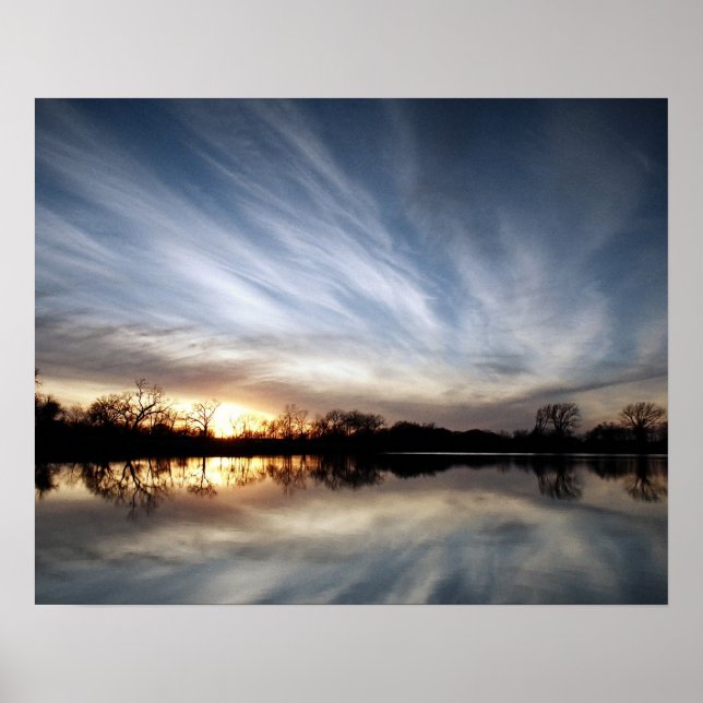 Pôster Suave como vidro (Frente)